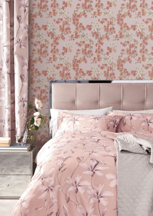 Luxus vlies rózsaszín tapéta virágok GR322204, Grace, Design ID