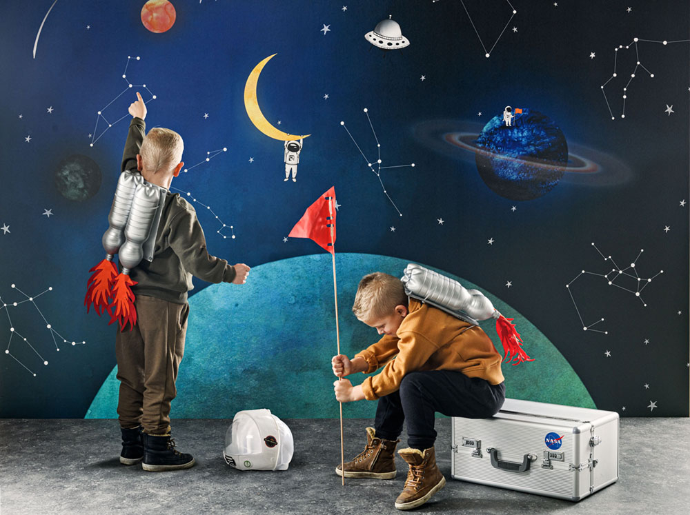 Vlies gyermek fotótapéta Univerzum 300438, 400 x 280cm, Doodleedo, BN Walls