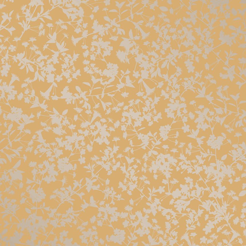 Sárga vlies tapéta, Virágok, M52402, Adéle, Ugépa