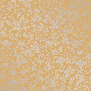 Sárga vlies tapéta, Virágok, M52402, Adéle, Ugépa