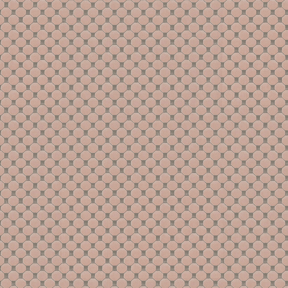 Rózsaszín geometrikus vlies tapéta, 220964, Preloved, BN Walls